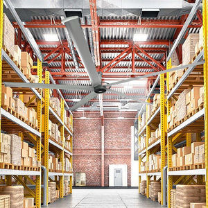 Usine SANXIN personnalisé économie d'énergie <span class=keywords><strong>SX</strong></span>-DFS55 entrepôt fabrication Pmsm géant Ventilation industrielle laiterie HVLS ventilateur - Product Image 2