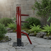 Prix de gros d'usine Mannequin en bois peint pour Wing Chun