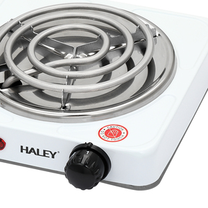 Plaque chauffante électrique simple HALEY 1000W, portable, en fer, pour comptoir de cuisine, avec boîtier métallique, pour usage domestique - Product Image 5