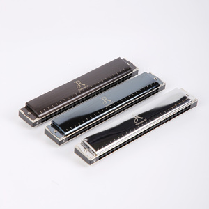 Armónica Profesional de 24 Orificios con Estuche Rígido de Plástico y Paño de Limpieza, Clave C, para Uso Profesional - Product Image 2