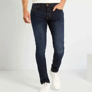Chất Lượng Cao Người Đàn Ông Của Quần Jean Thoáng Khí Và Có Thể Giặt Denim Cao Cấp Thương Hiệu Cao Phong Cách Đường Phố Thiết Kế Bán Buôn Với Mô Hình Rắn - Product Image 5