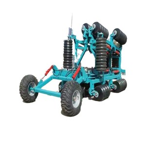 Compactador de Suelo Hidráulico Plegable para Agricultura, Color Azul, con Sistema y Bomba Totalmente Hidráulicos - Product Image 1