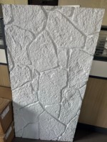 Panneau mural en pierre culturelle 3D en PU, fabrication directe d'usine, couleur personnalisée, imperméable, ignifuge, léger, revêtement mural extérieur