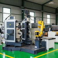 Machine de polissage automatique programmable durable pour roulements métalliques, usinage robotisé de l'aluminium et polissage de l'acier inoxydable