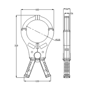 Sonda de Transformador de Corriente CA NCEL Personalizable JS_Q110 de 110 mm de Diámetro - Product Image 6