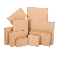 Boîte d'expédition en carton ondulé personnalisée, emballage en kraft recyclé avec logo, carton d'expédition pour les petites entreprises
