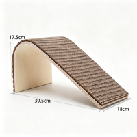 Grattoir pour chat 3D classique et écologique en liège naturel, antidérapant, durable, biodégradable, réduction du bruit, en carton