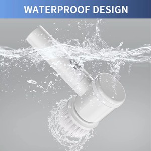 Brosse <span class=keywords><strong>de</strong></span> nettoyage électrique rotative sans fil rechargeable pour sols, voitures, bacs, carreaux, cuisine et douche - Product Image 1