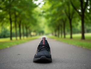 Scarpe da Corsa con Tomaia in Mesh, Suola in Gomma, Intersuola in EVA, Nere 2058 - Product Image 2