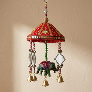Campanas de decoración navideña con trabajo de espejo - Product Image 4