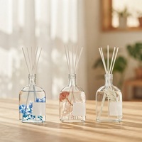 Bouteille d'arôme en verre élégante, anti-fuite, diffuseur décoratif pour huiles essentielles DIY
