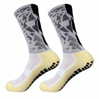 Chaussettes de football personnalisées antidérapantes, chaussettes de soccer à motif personnalisé, mi-mollet, performance, entraînement, sport, vente en gros