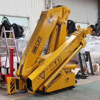 Pièces structurelles renforcées bras articulé flèche grue crain brazo hidraulicas para camion