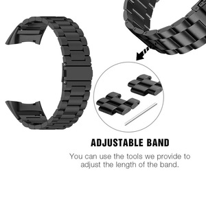 <span class=keywords><strong>Bracelet</strong></span> de <span class=keywords><strong>luxe</strong></span> pour <span class=keywords><strong>Fitbit</strong></span> Charge 6, 3 perles, <span class=keywords><strong>bracelet</strong></span> en acier inoxydable pour Charge 5, <span class=keywords><strong>bracelet</strong></span> de <span class=keywords><strong>montre</strong></span> en acier massif - Product Image 3