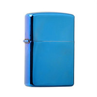 Vente directe d'usine, briquet à kérosène à surface glacée, publicité en gros, briquet en métal de luxe, bleu glacé/noir glacé, machine à kérosène