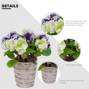 Quality <b>Artificial</b> Flowers Wedding Bridal Bouquet Bunch Set Dried for Indoor Outdoor Decoration - Product Image 6