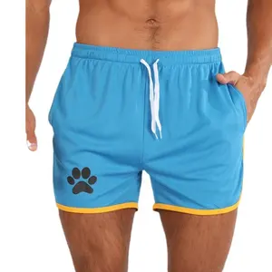 King Mcgreen Star Summer New Swimming Trunks Pantalones cortos deportivos para hombre Poliéster Swim Beach Pants Casual Quick-Drying Surf Shorts