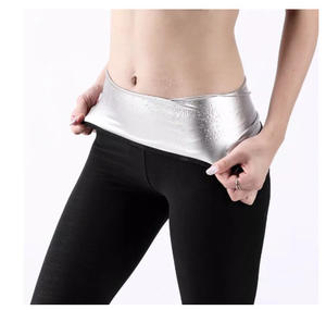 Pantalones Deportivos de Tres Cuartos con Control de Abdomen y Cintura Alta con Efecto Levanta Glúteos Totalmente Recubiertos de Botones Transpirables para Sudoración Tipo Sauna - Product Image 6