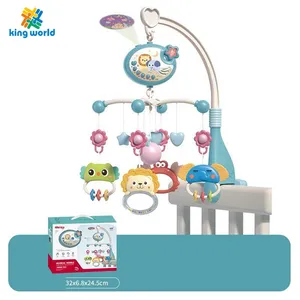 KW Mejor Bebé Colgando Dormir Musical Cuna Cama Campana Juguetes Control Remoto Pollito Bajo El Mar Tema Caja de Música Infantil Dormir Bedbell