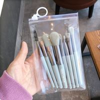 Lot de 8 pinceaux pour fard à paupières avec logo personnalisé, marque privée, lot de gros