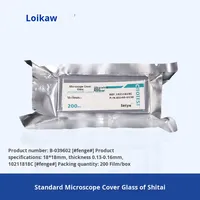 Customizable OEM Adhesive Glass Object Slides and Cover Slides 24x24mm High Grade Microscope Pathology Slides