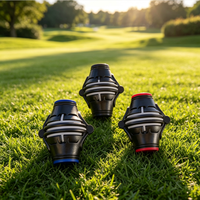 Outil d'alignement de balle de golf en plastique ABS à rotation 360 degrés, marqueur de trajectoire, accessoires de golf pour cadeau de golf