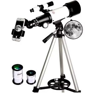Télescope réfracteur astronomique 400 mm/70 mm - FMC pour enfants débutants avec trépied en métal, adaptateur pour <span class=keywords><strong>téléphone</strong></span>, télécommande <span class=keywords><strong>sans</strong></span> <span class=keywords><strong>fil</strong></span> - Product Image 5