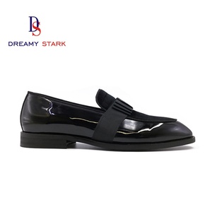Chaussures de mariage et Richelieu en cuir véritable noir brillant de haute qualité, fabriquées à la main en Italie, avec logo personnalisé, marque originale - Product Image 3