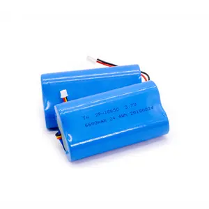 3.7v 18650 6600mah נטענת ליתיום יון סוללות