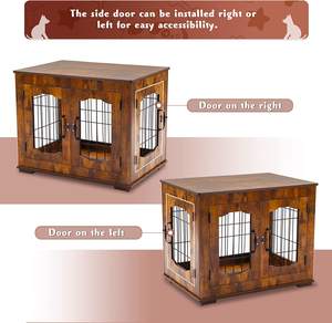 Mobili <span class=keywords><strong>per</strong></span> <span class=keywords><strong>cani</strong></span> con letto morbido, <span class=keywords><strong>cuccia</strong></span> in legno con due ante, <span class=keywords><strong>cuccia</strong></span> <span class=keywords><strong>per</strong></span> tavolino <span class=keywords><strong>per</strong></span> <span class=keywords><strong>cani</strong></span> di piccola/media taglia uso interno - Product Image 4