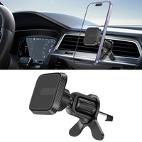 Support de téléphone magnétique flexible et réglable pour voiture, fixation sur grille d'aération ou tableau de bord, compatible universel - Vente Flash