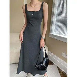 Fashion New Arrivals Elegant Formal Custom lady sexy maxi evening Dress For Women Clothing prom solid Bodycon Casual Dresses