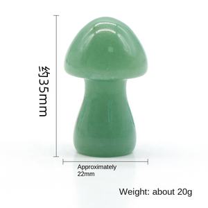 Naturel 35mm Cristal Champignon DIY Micro Paysage Ornement Gemme <span class=keywords><strong>Pot</strong></span> De Fleur Décoratif pour Jardin - Product Image 5