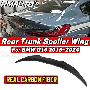 Pour BMW Série 8 G16 F93 M8 4 portes 2018-2024, kit carrosserie avec becquet arrière noir brillant, becquet de coffre arrière pour BMW G16, accessoires de voiture - Product Image 1