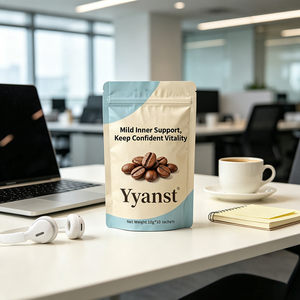 Café Instantáneo Yyanst Mild Inner Support, 10 Sobres de 10g, Bolsa con Cierre Hermético, Bebida para Vitalidad y Bienestar Diario - Product Image 4