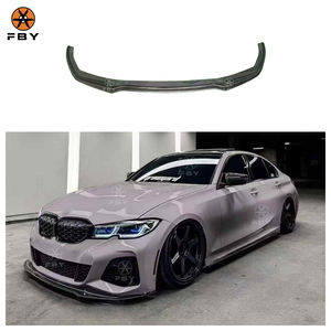 Nieuwe Hot V Style Carbon Fiber Front Bumper Lip voor BMW 3 Serie G20 G28 2019-2022 Pre-LCI Front Lip Body Kit - Product Image 1