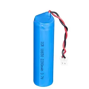 3.7V 2200 Mah 18650 Batterij Met Connector 2000 Mah 2200 Mah 3.7V 18650 Batterij Pack Met Draden En connector