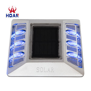 Квадратный дорожный светодиодный дорожный маркер кошачий глаз с хвостовиком алюминиевые солнечные дорожные шпильки - Product Image 2