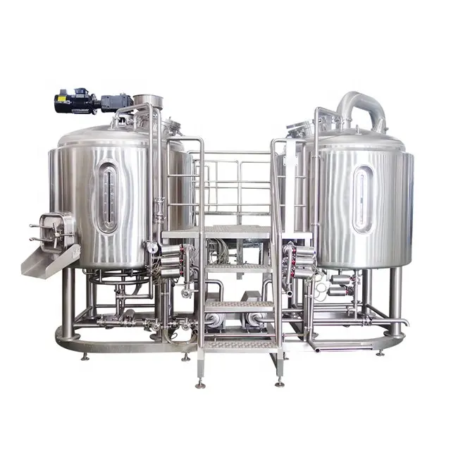 Draft-cervecería de 500l, elaboración alemana para el hogar, sin alcohol, usada, embotellado, fermentación, pasteurización, equipo de cerveza