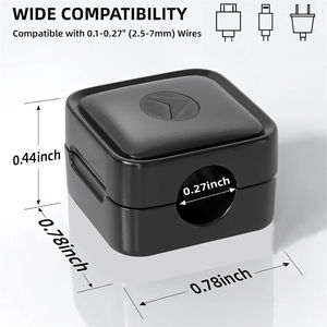 Clips magnétiques en gros pour câbles – Organisateur de câbles sous le bureau pour la gestion des fils - Product Image 4