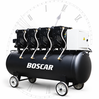 Compresseur d'air électrique portable Boscar 160L, 220V, 4x1680W, 560L/min, 8-10 bars, pompe à air pour garage