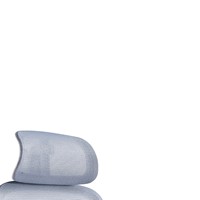 Chaise de bureau ergonomique JOHOOFURNITURE avec appui-tête, cadre blanc, directement de l'usine, pour bureau, coussin épais confortable