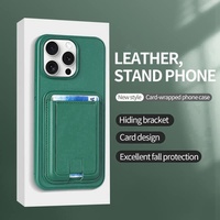 Portefeuille porte-cartes magnétique en cuir PU personnalisable étui de téléphone portable haute qualité pour Iphones 15 Pro Max