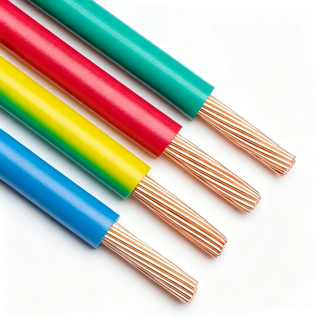 Competitive Price Industrial Single Copper Power Cable 1.5mm/2mm/2.5mm Low Voltage Building Wire with PVC Insulation
