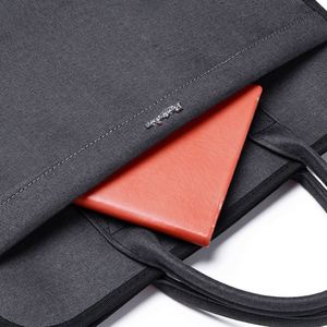 Sac pour ordinateur portable multifonctionnel noir fabriqué en Chine, 15,6 pouces, étanche, sacoche pour hommes, usage professionnel, sacs de conférence - Product Image 4