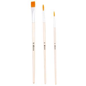 <span class=keywords><strong>Paul</strong></span> Cezanne Juego de pinceles de Pintura Artística de 6 piezas Pelo de nailon de cerdas planas con mango de madera para estudiantes y niños para pintura al óleo - Product Image 1