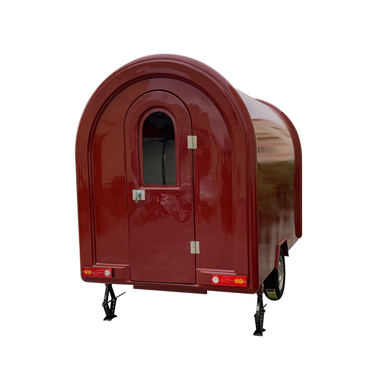 Multifonction électrique adapté aux besoins du client de nourriture de rue mobile de nourriture de chien chaud chariots