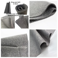 Factory Direct Dark Grey 3mm Eco-Friendly 100% Wool Felt SAE Wool