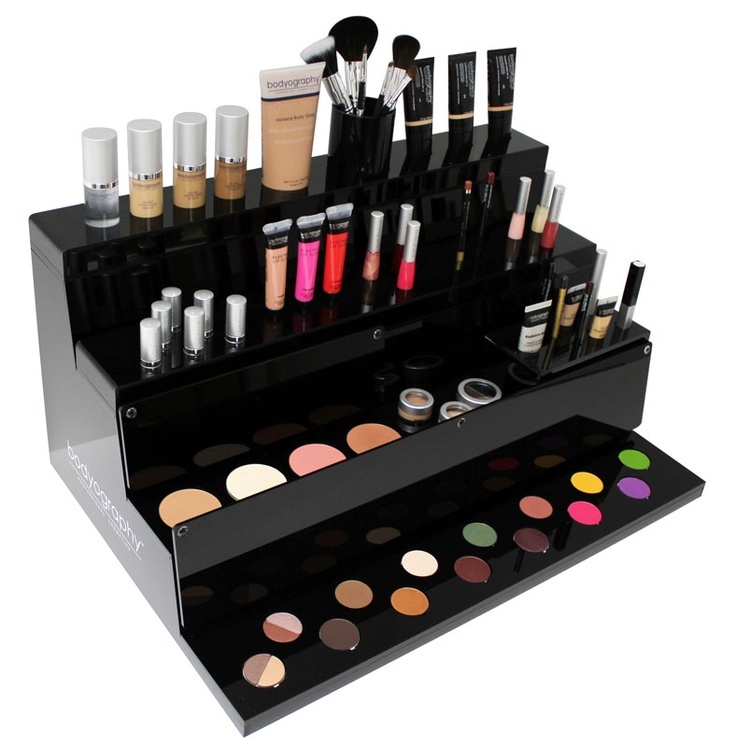 Apache Custom Countertop Makeup Organizer for Eyelash Extensions, Professional Beauty Salons and Retail Brand Cosmetic Kiosks — view 6