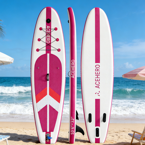 Tabla de Paddle Surf Inflable para Uso en Vacaciones, Base Ancha, Estable para Actividades Acuáticas en Resorts Costeros - Product Image 1